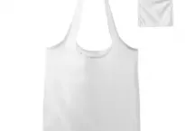 Nakupovalna zložljiva vrečka SMART 190T bela 00