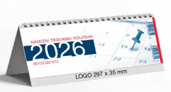Namizni pokončni - dvobarvni